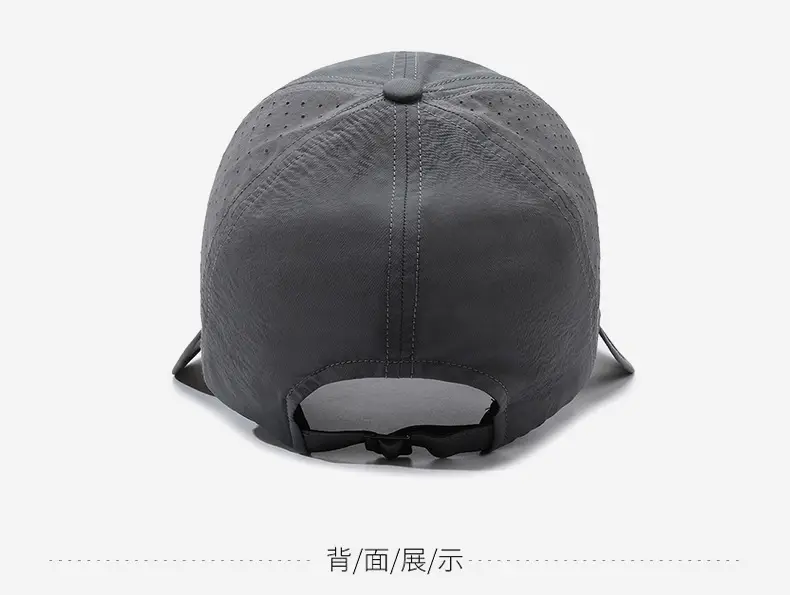 Men Retractable Brim Sunscreen Hat Black Grey — feature 12