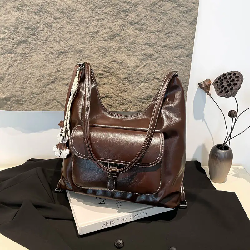Retro Women's Shoulder Bag 2024 Winter Commute - Image 5