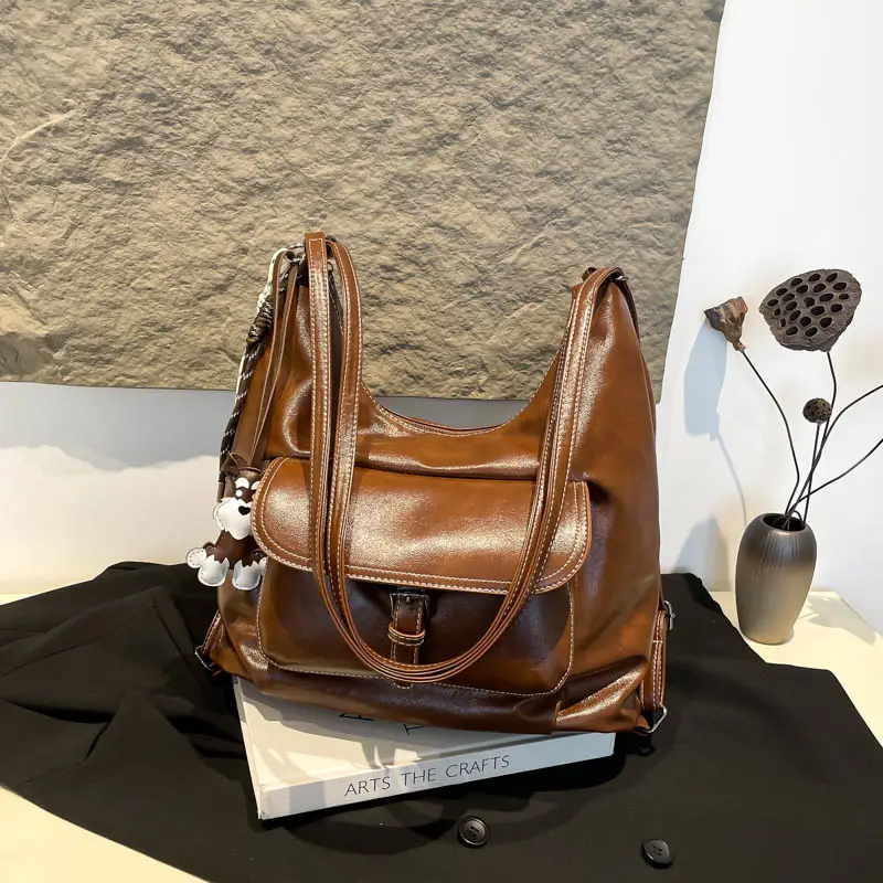 Retro Women's Shoulder Bag 2024 Winter Commute - Image 3