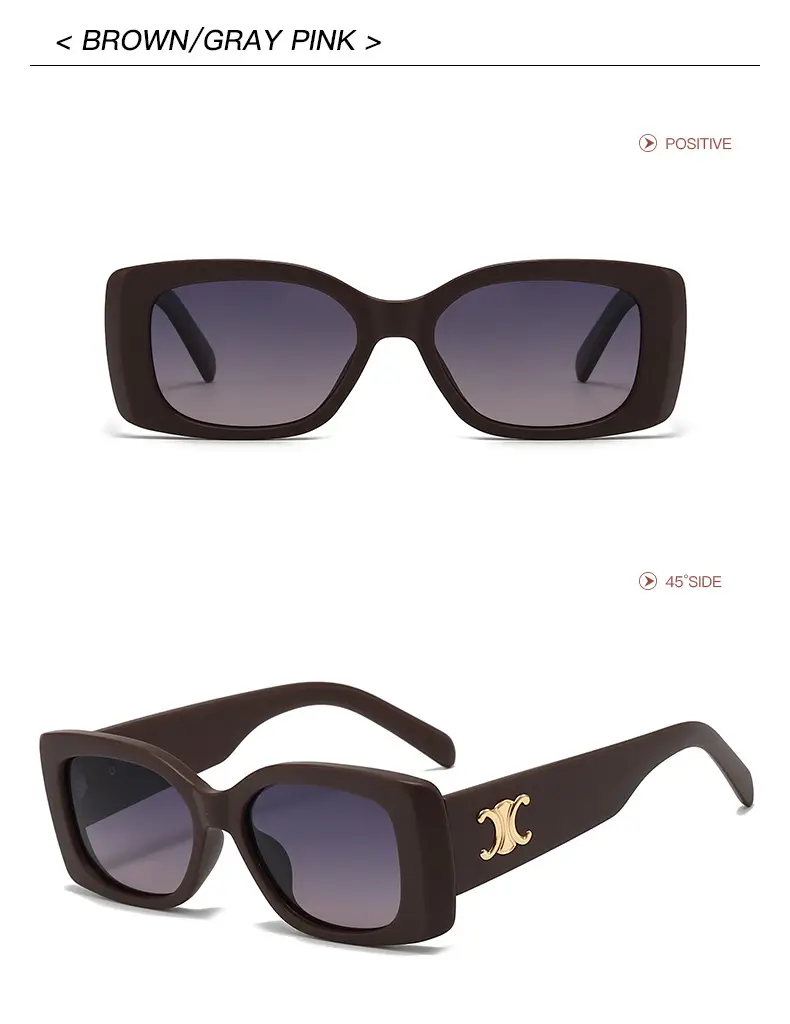 Paris Catwalk Polarized Square Sunglasses 5146 — feature 11