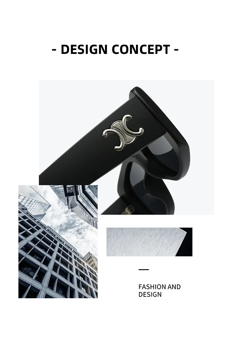 Paris Catwalk Polarized Square Sunglasses 5146 — feature 2