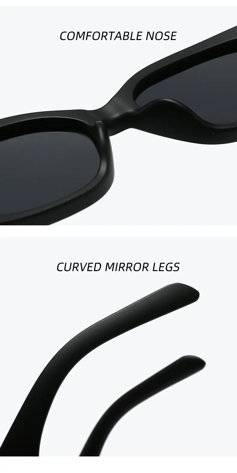 Paris Catwalk Polarized Square Sunglasses 5146 — feature 8