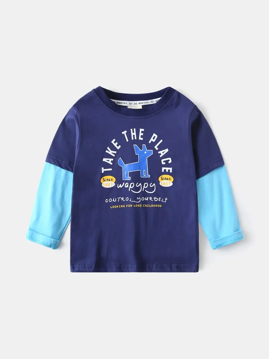 Children's Long Sleeve T-Shirt White Purple 2025 - Image 6