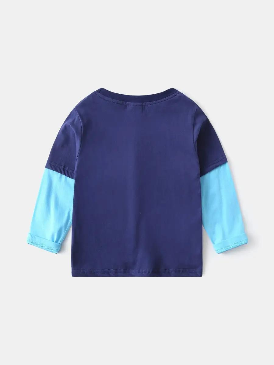 Children's Long Sleeve T-Shirt White Purple 2025 - Image 7