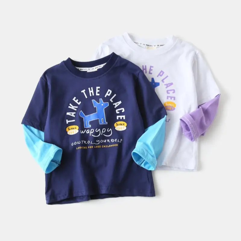 Children's Long Sleeve T-Shirt White Purple 2025 β feature 6