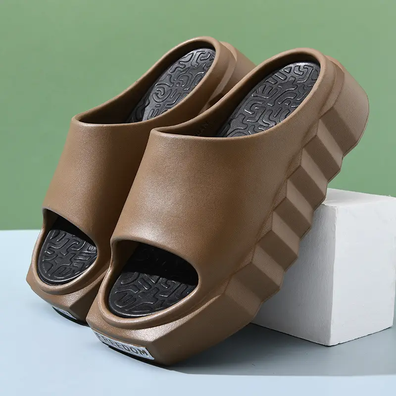 Women's summer all-match high-rise non-smelly feet slippers home non-slip wear-resistant excrement feeling sandals direct sales - Image 5