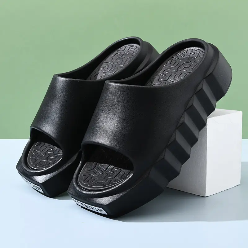 Women's summer all-match high-rise non-smelly feet slippers home non-slip wear-resistant excrement feeling sandals direct sales - Image 6