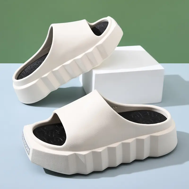 Women's summer all-match high-rise non-smelly feet slippers home non-slip wear-resistant excrement feeling sandals direct sales - Image 7