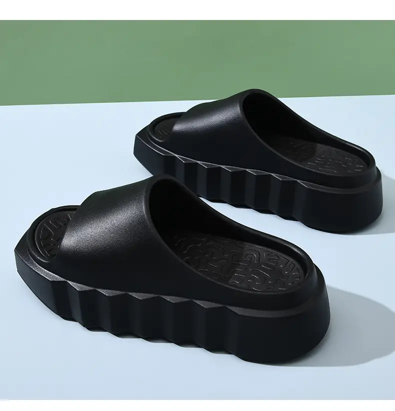Women's summer all-match high-rise non-smelly feet slippers home non-slip wear-resistant excrement feeling sandals direct sales — feature 16