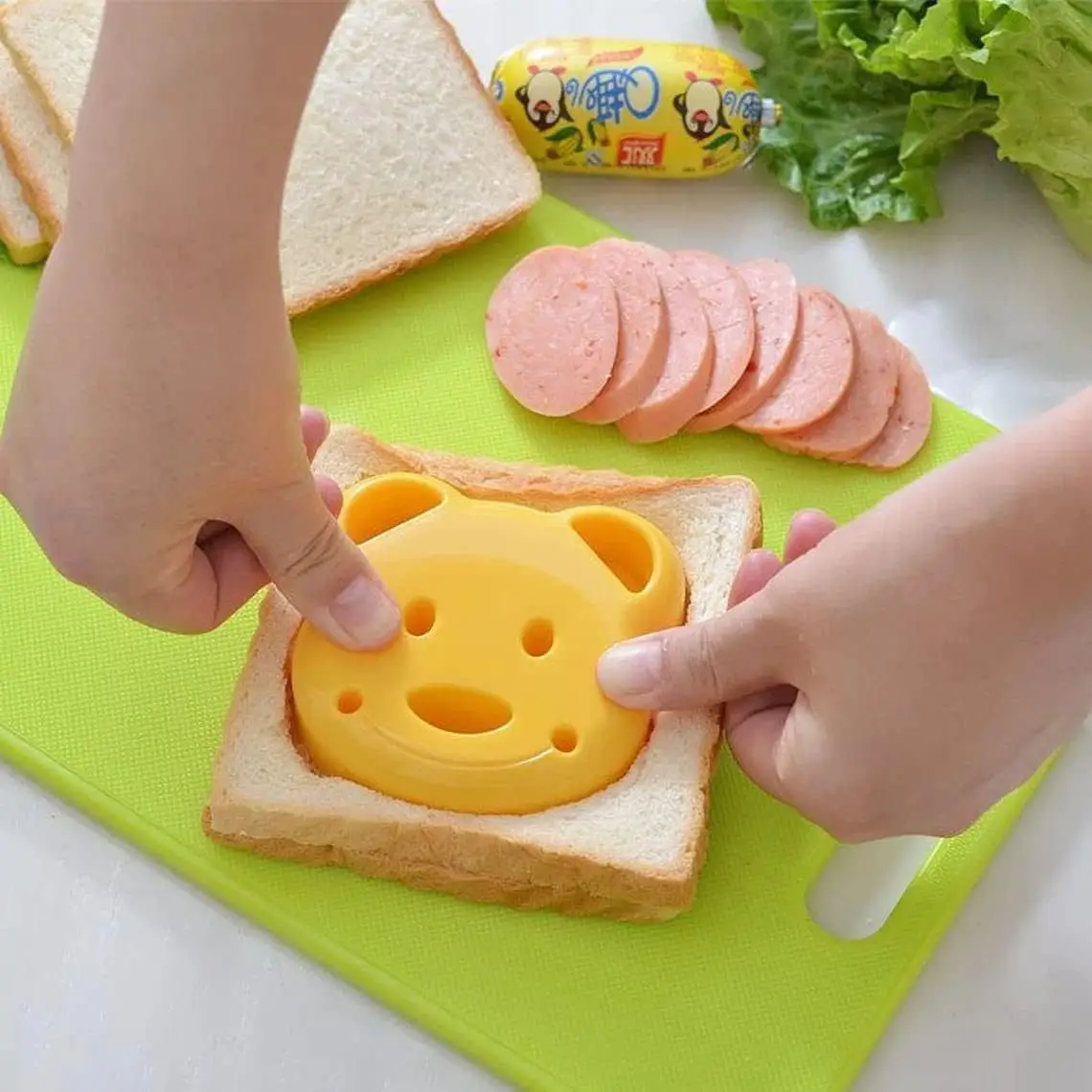 Kids Knife Set with Vegetable Slicer & Cutting Board — feature 4