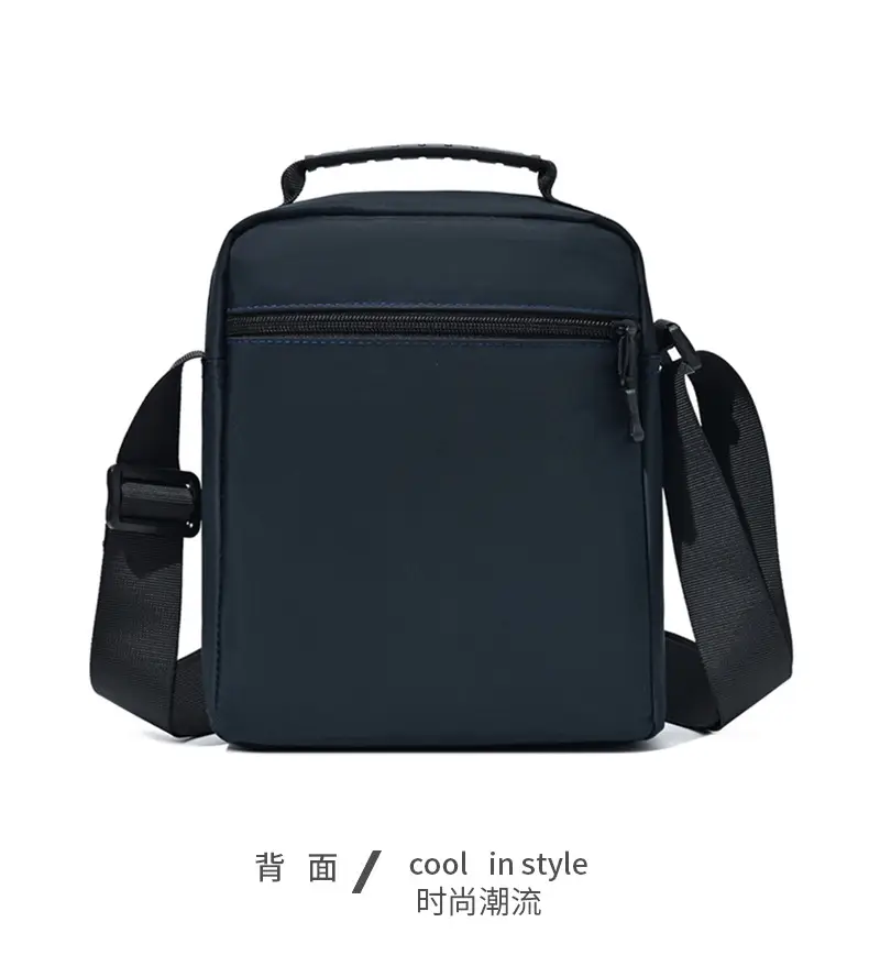 Men's Navy Blue Crossbody Bag Large Capacity Sports Travel Business Work — feature 29
