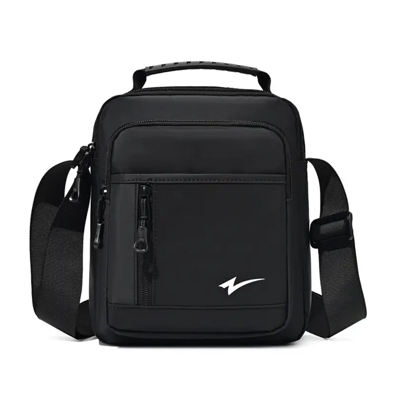 Men's Navy Blue Crossbody Bag Large Capacity Sports Travel Business Work - Image 3