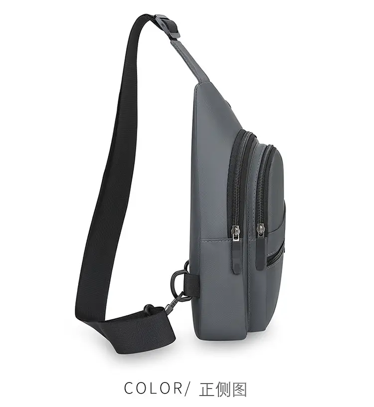 Men's Waterproof Oxford Chest Bag Large Capacity — feature 26