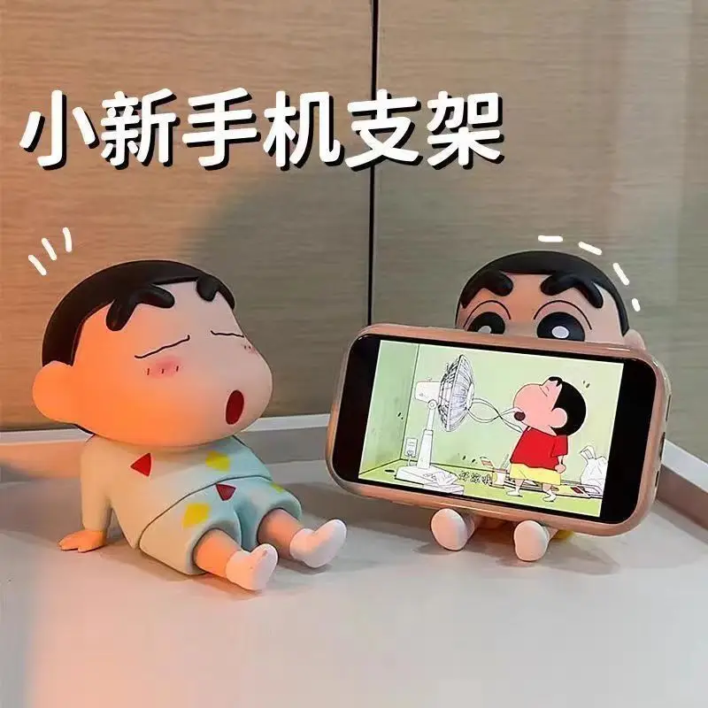 Crayon Shin-Chan Phone Holder Doll for Desktop or Tabletop - Image 6