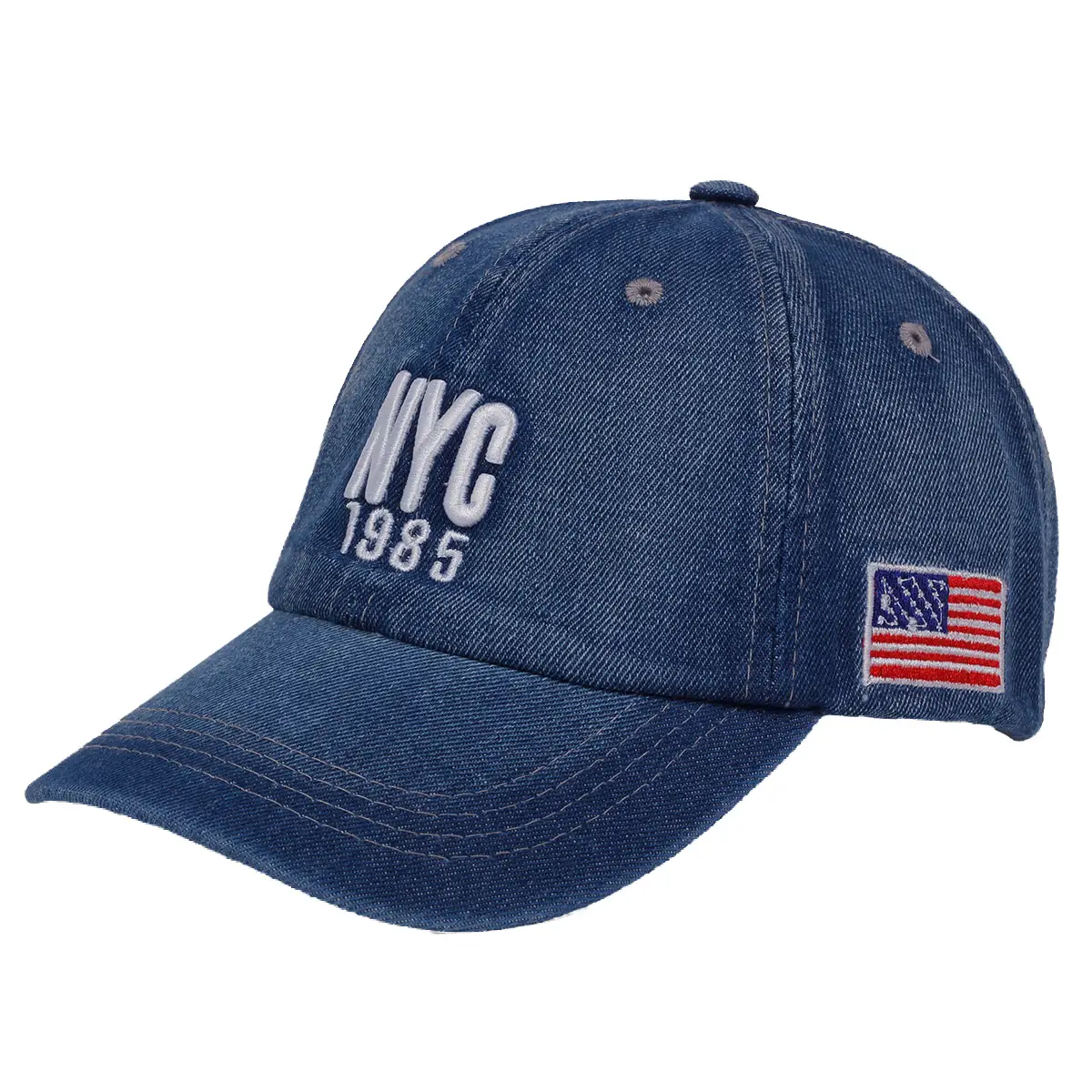 NYC 1985 Denim Cap for Men Women - Image 5