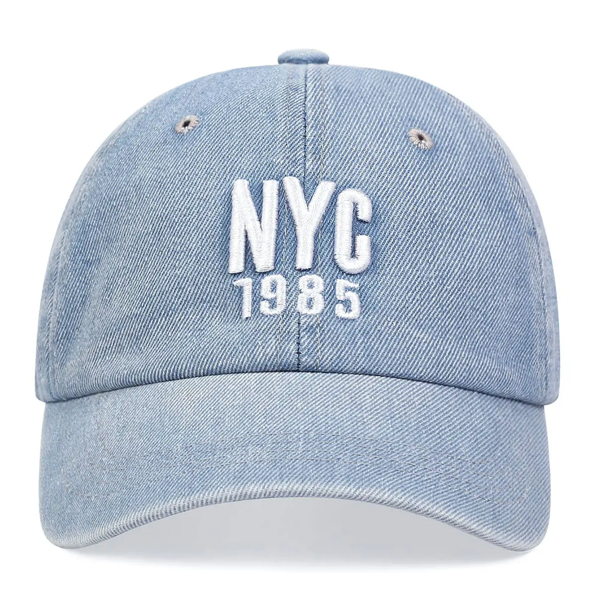 NYC 1985 Denim Cap for Men Women — feature 5