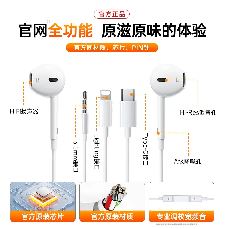 Apple Wired Headset Cable 3.5mm 1208