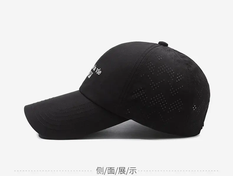 Men's Grey Duck Tongue Cap with "Adivl" Embroidery — feature 10