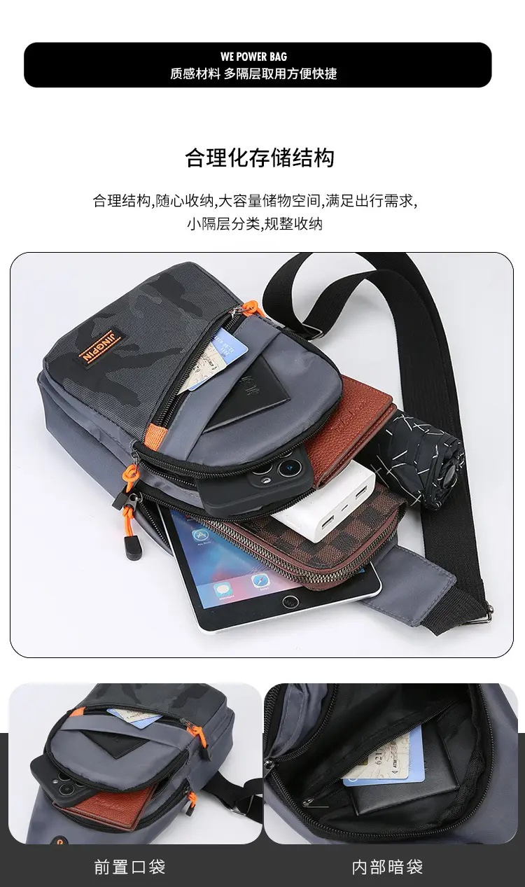 Korean College Student Crossbody Bag for Men — feature 10