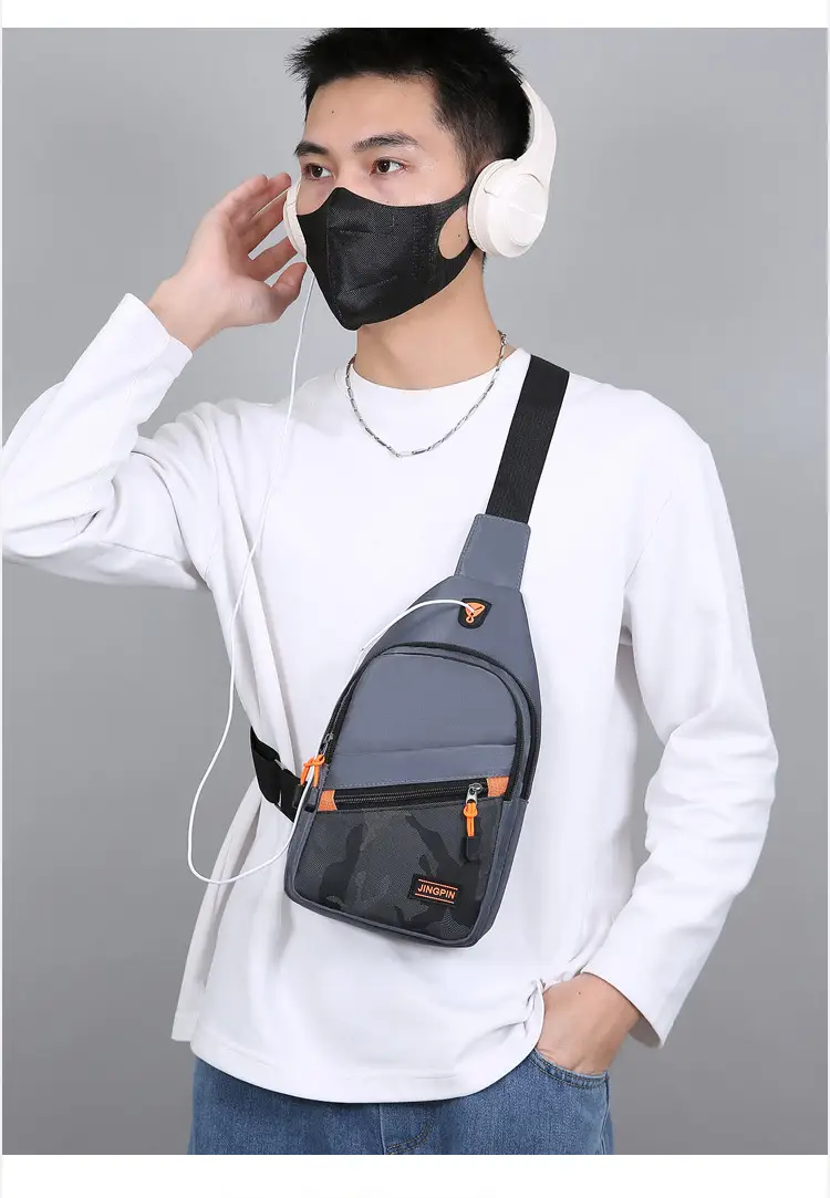 Korean College Student Crossbody Bag for Men — feature 12