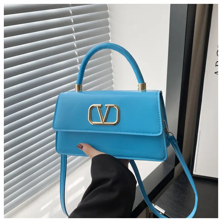 Blue Underarm Embroidered Women's Shoulder Bag — feature 26