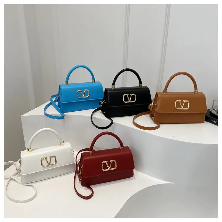 Blue Underarm Embroidered Women's Shoulder Bag — feature 30