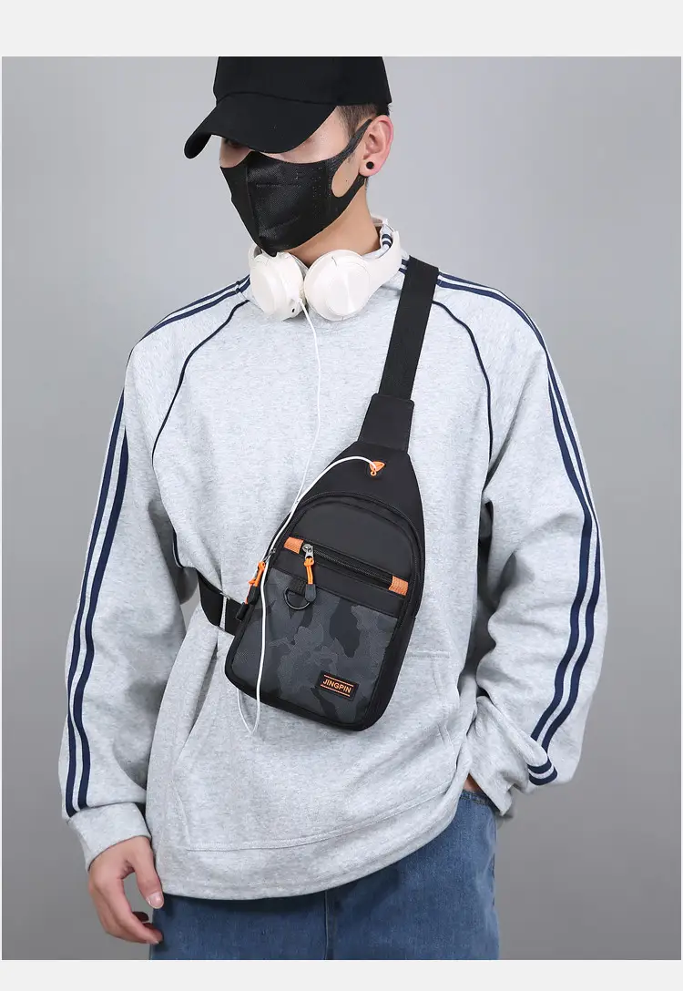 Men's Ins Trendy Casual Shoulder Bag Large Capacity — feature 21