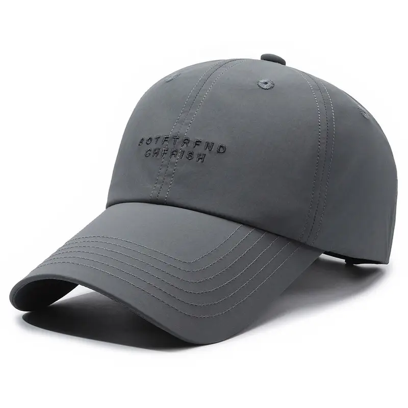 Black Cotton Cap with "SOFT AND STRONG" Embroidery
