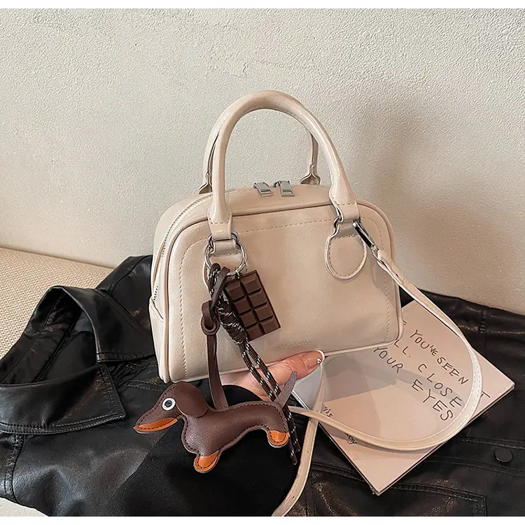 Women's Cross-Border Shoulder Bag Brown Leather 2026 Winter New Style — feature 29