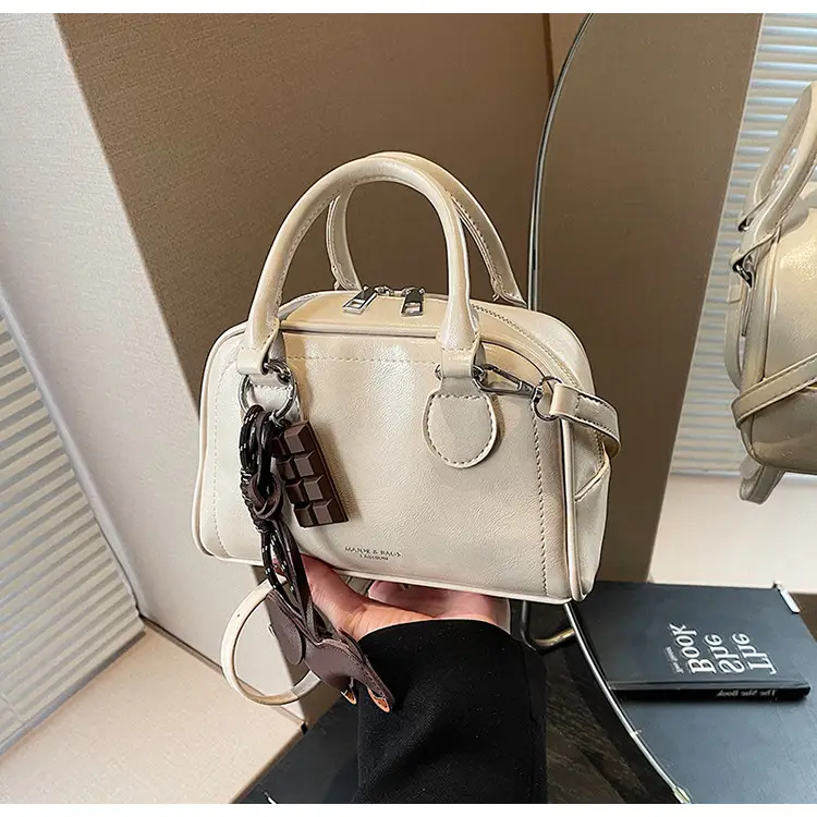 Women's Cross-Border Shoulder Bag Brown Leather 2026 Winter New Style — feature 49