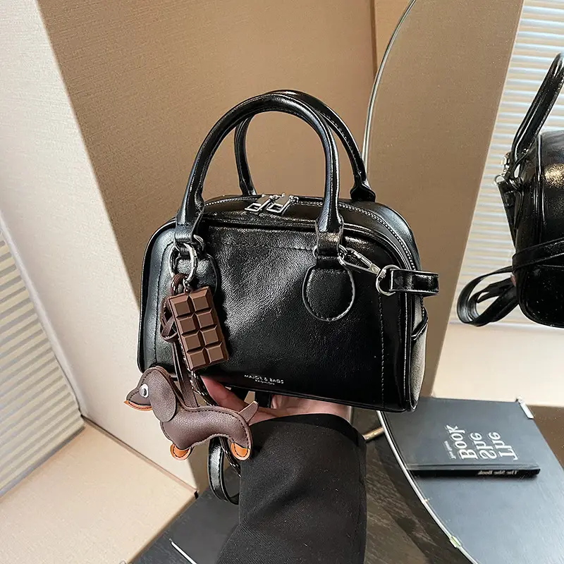 Women's Cross-Border Shoulder Bag Brown Leather 2026 Winter New Style - Image 4