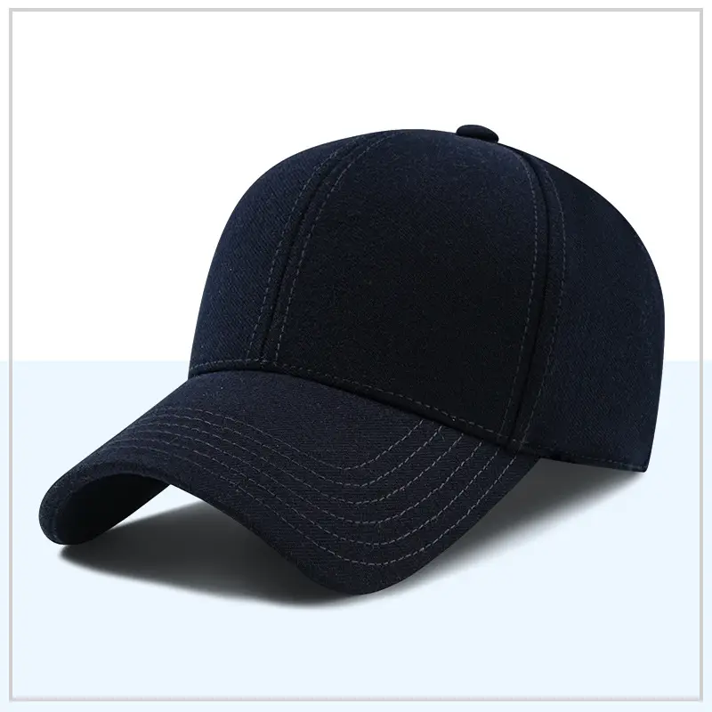 Men's Embroidered Sanding Cap Black Brown - Image 6