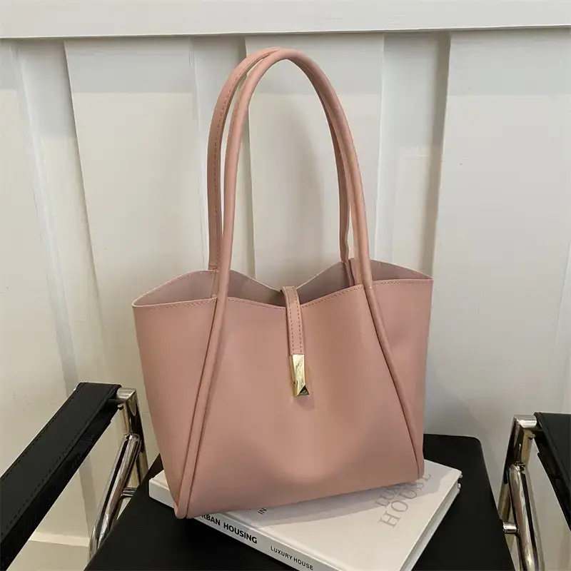 Brown Leather Tote Bag for Women 2025 New Style - Image 8