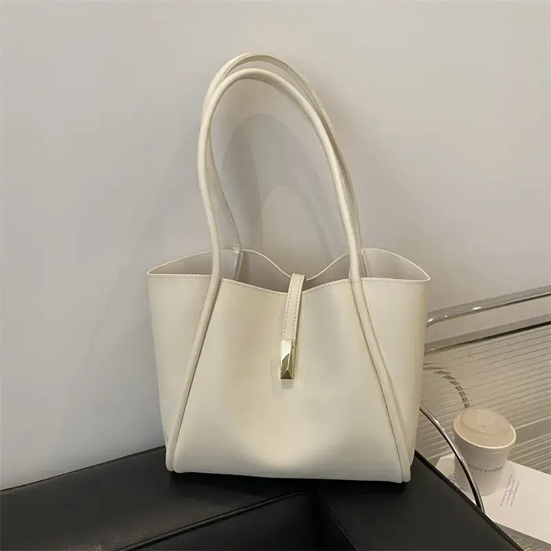 Brown Leather Tote Bag for Women 2025 New Style - Image 9