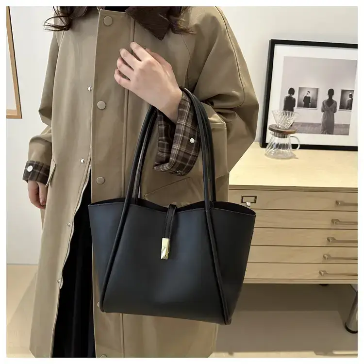Brown Leather Tote Bag for Women 2025 New Style — feature 16
