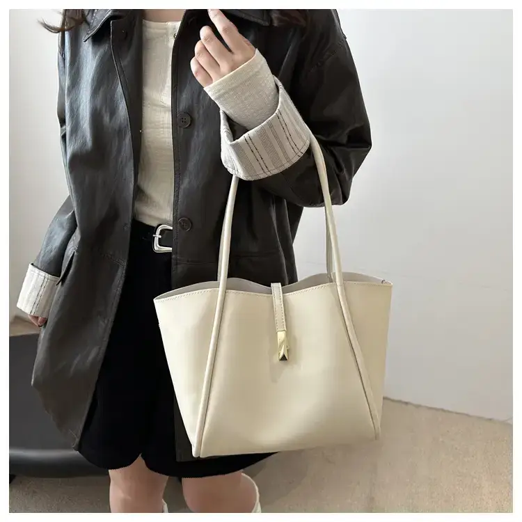 Brown Leather Tote Bag for Women 2025 New Style — feature 8