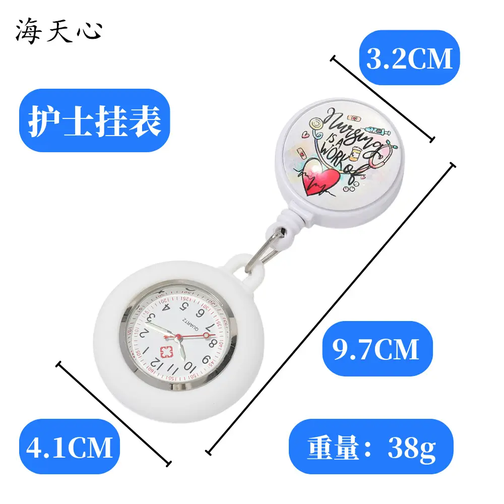 Nurse Cross-Border Luminous Retractable Watch