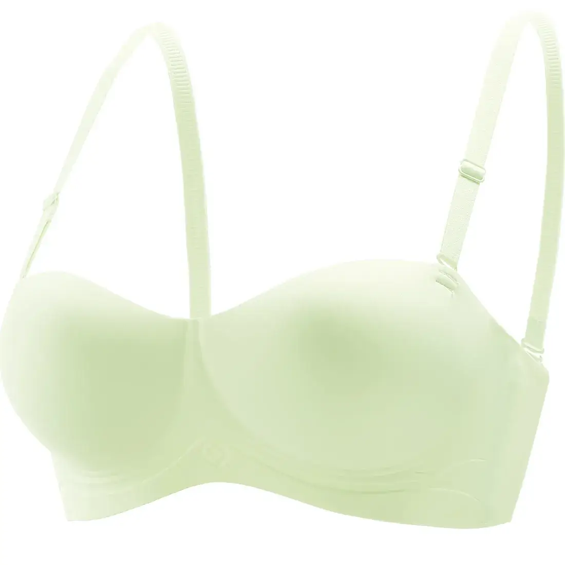 Traceless Push-Up Breast Bra Non-Steel Rimless Green