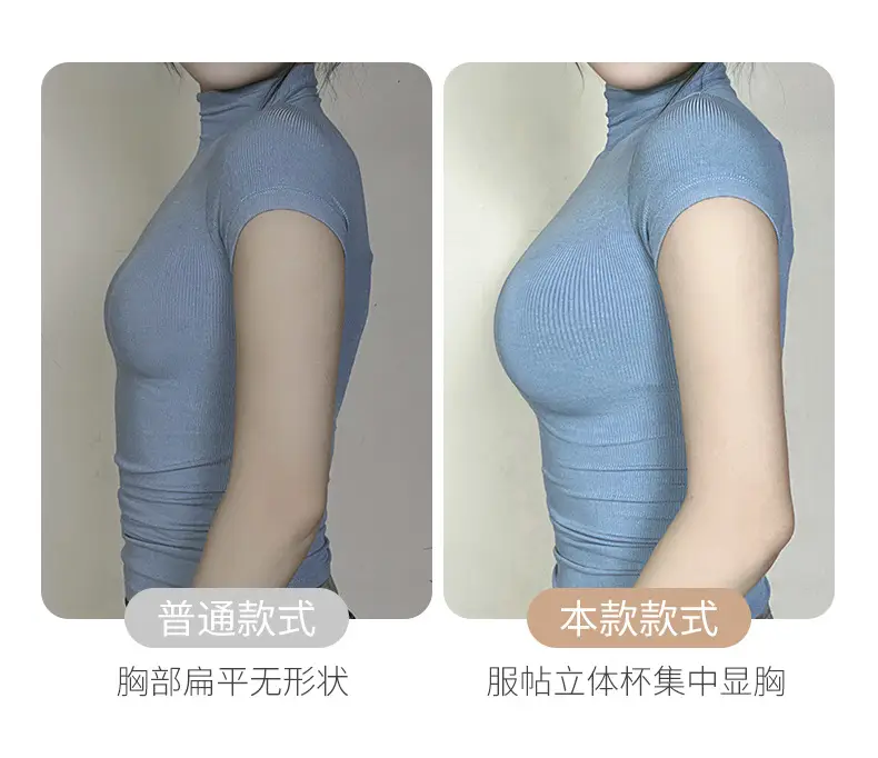 Traceless Push-Up Breast Bra Non-Steel Rimless Green — feature 6