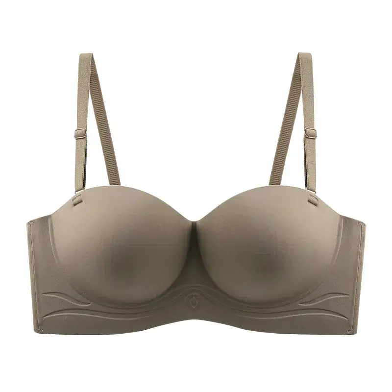 Traceless Push-Up Breast Bra Non-Steel Rimless Green