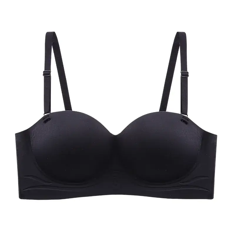 Traceless Push-Up Breast Bra Non-Steel Rimless Green