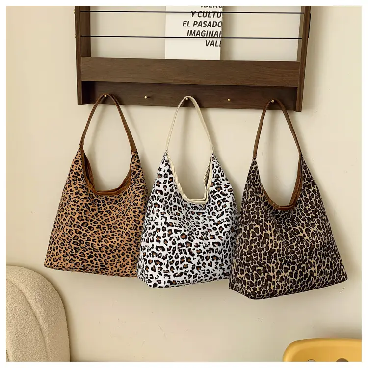 Leopard Print Large Capacity Tote Bag for Women — feature 21