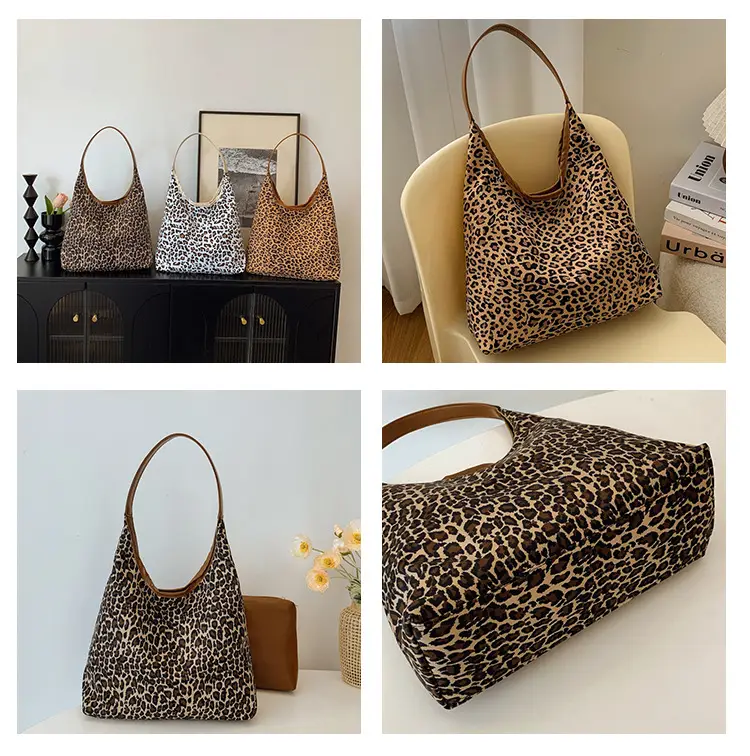 Leopard Print Large Capacity Tote Bag for Women — feature 8