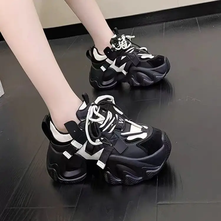 Women's Pink White Chunky Casual Shoes Spring 2025 - Image 5