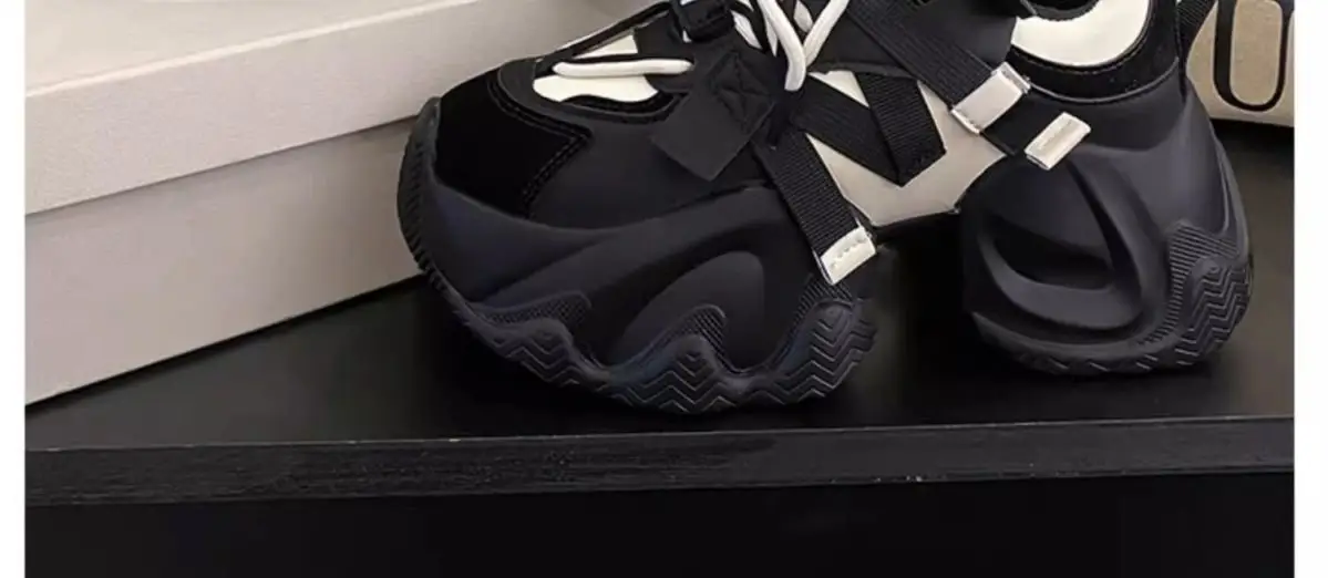 Women's Pink White Chunky Casual Shoes Spring 2025 — feature 4