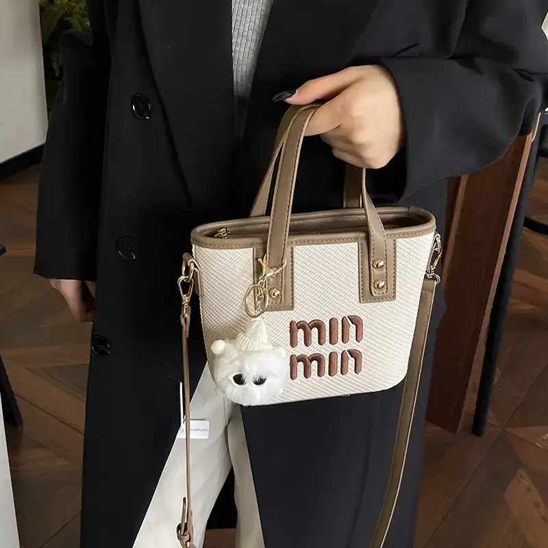 Women's Vintage Min Mouse Shoulder Bag Large Capacity - Image 6
