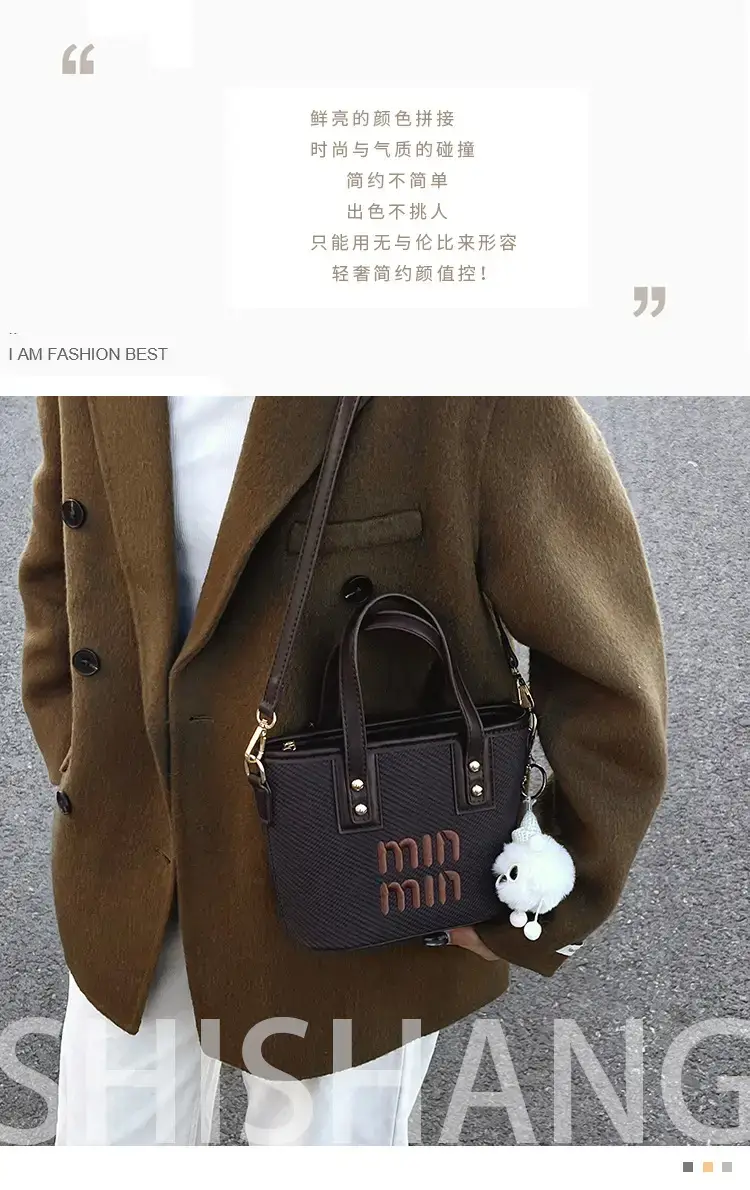 Women's Vintage Min Mouse Shoulder Bag Large Capacity — feature 1