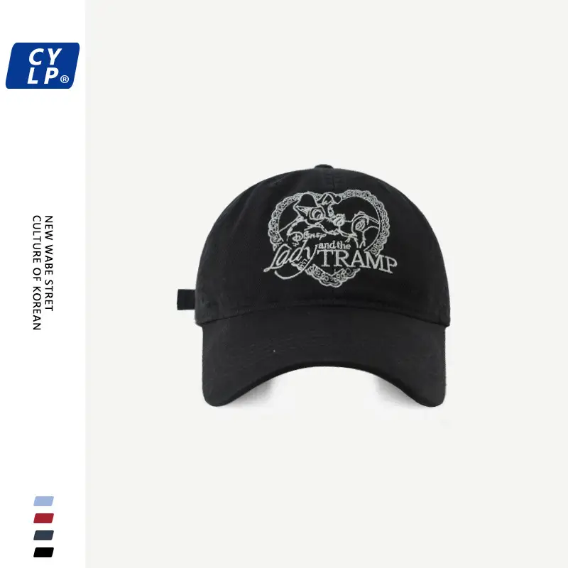 Women's Navy Blue Letter 'T' Cap Spring Summer - Image 7