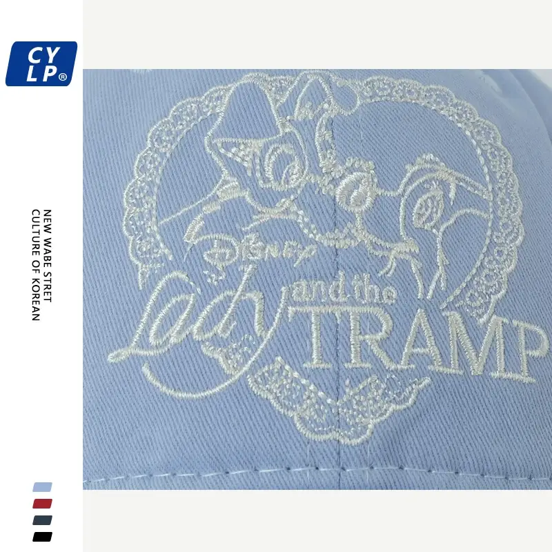 Women's Navy Blue Letter 'T' Cap Spring Summer — feature 14