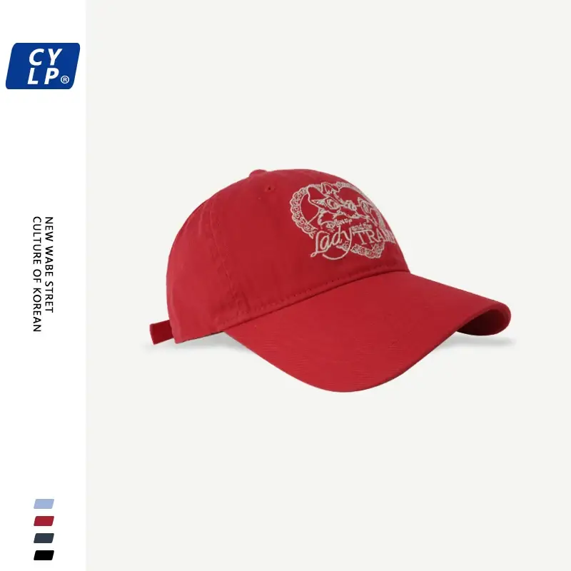 Women's Navy Blue Letter 'T' Cap Spring Summer — feature 8